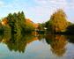 Blick auf den Dorfteich in Fahrendorf