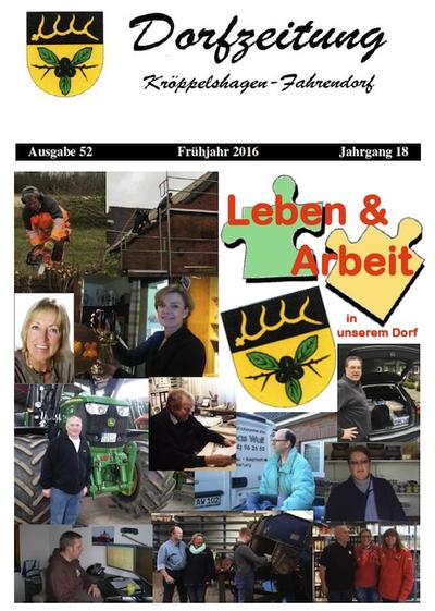 Dorfzeitung Fr&uuml;hjahr 2016