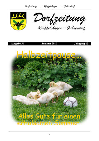 Dorfzeitung Sommer 2010
