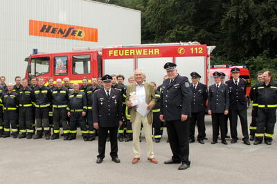 Bild vergrößern: Firma Hensel ist Partner der Feuerwehr