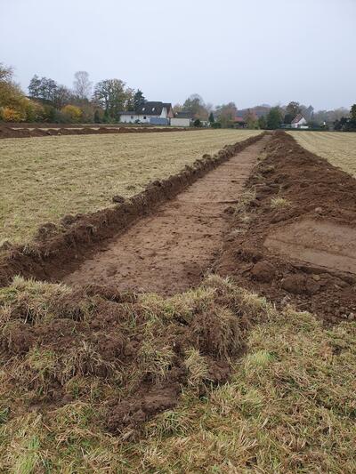 Bild vergr&ouml;&szlig;ern: Bodenproben auf der Conradkoppel ergaben keinen Hinweis auf arch&auml;ologische Funde