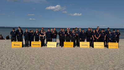 Bild vergr&ouml;&szlig;ern: Jugendfeuerwehr Zeltlager in Scharbeutz