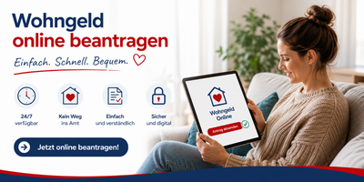 Wohngeld online beantragen