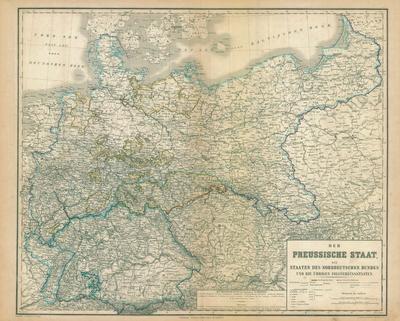 Bild vergrößern: Karte_Norddeutscher Bund